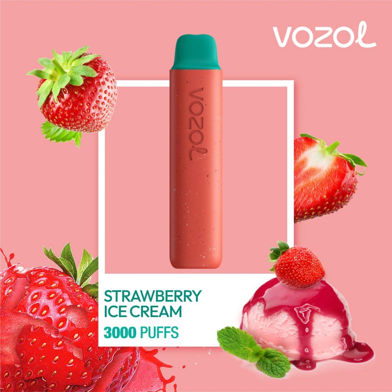 Star3000 Strawberry Ice Cream - Tigara electronica de unica folosinta - Vozol