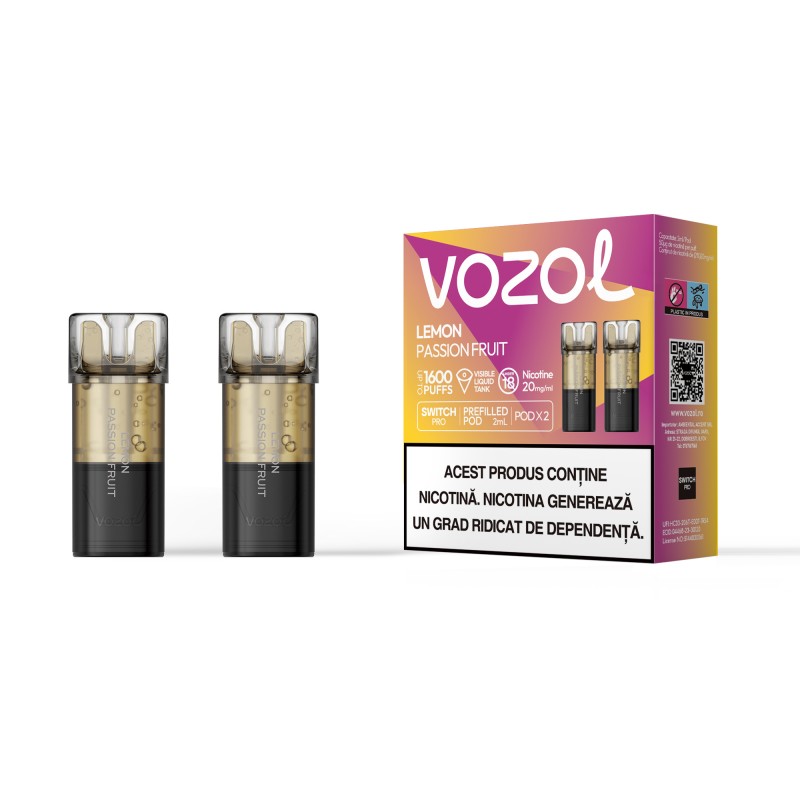 Cartus de unica folosinta SWITCH PRO LEMON PASSION FRUIT | VOZOL