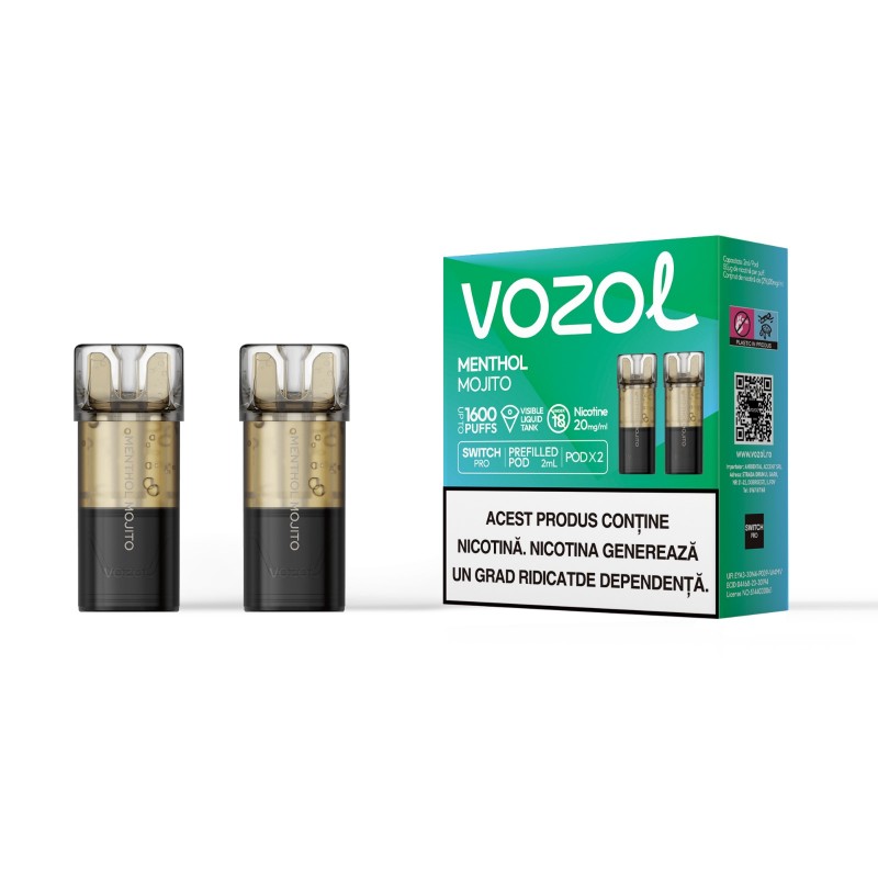 Cartus de unica folosinta SWITCH PRO MENTHOL MOJITO | VOZOL