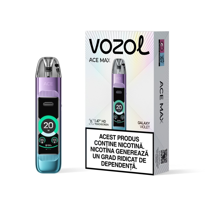 KIT ACE MAX Pod Carbon Galaxy Violet KIT ACE MAX Pod Carbon Galaxy Violet | VOZOL