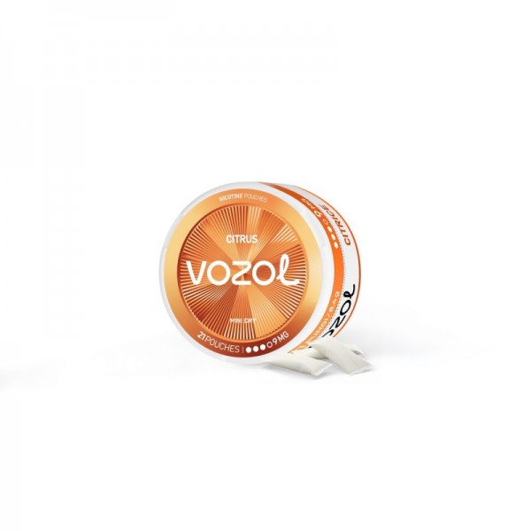 Pouch Cu Nicotina VOZOL CITRUS 9MG | GALASUN